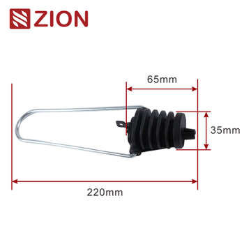 FTTX ADSS Tension Anchor clamp High Strength Fiber overhead wire Cable Suspension Clamp ADSS Anchor Clamp high tension cable clamp ZCPGC-02