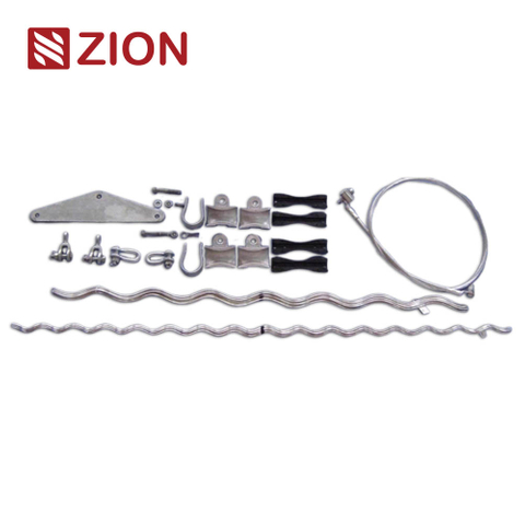 Double Suspension for OPGW