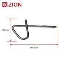 FTTH HOOK Finger Retractor with thraingled full ring for Autoclavable laparoscopic Instruments ZCHK-03