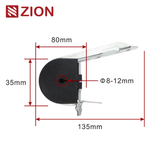 FTTX ADSS Suspension Clamp J Hook Suspension Clamp for ADSS Fiber Optic Round Cable ZCTGC-02
