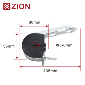 FTTX ADSS Suspension Clamp J Hook Suspension Clamp for ADSS Fiber Optic Round Cable ZCTGC-01