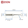 FTTH stainless steel flat cable drop clamp FTTH stainless steel wire clamp ZCSSC-02