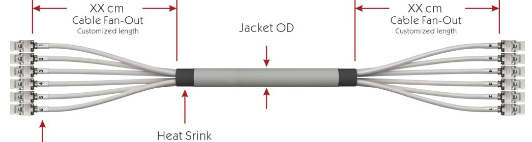 Cat 6a SFTP Jack to Jack Trunk Cables4