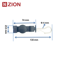 FTTH combination flat cable drop clamp FTTH combination clamp ZCSPC-12