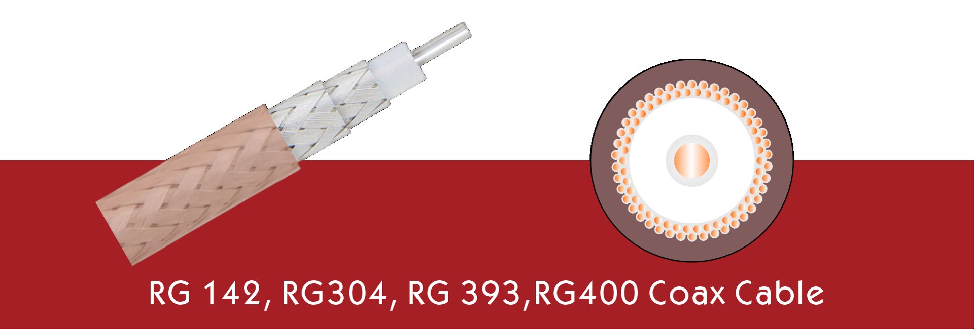 RG 142, RG304, RG 393,RG400 Coax Cable