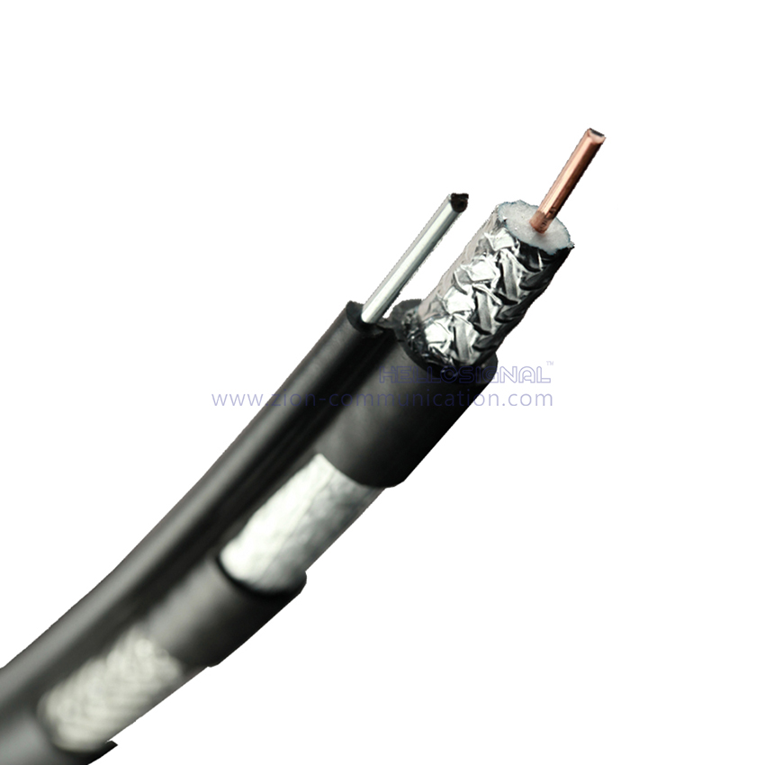 RG660 Quad CM PVC Messanger Coaxial Cable