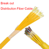 cable fibra óptica Distribution Break out Cable use simplex cable as subunit GJBFJV 
