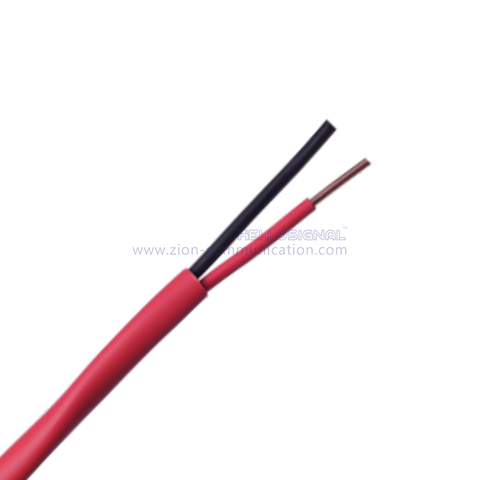 NO.7110234 18AWG 2C STR Mid.Capaitance Unshielded FPLR-CL2R Fire Alarm Cables 