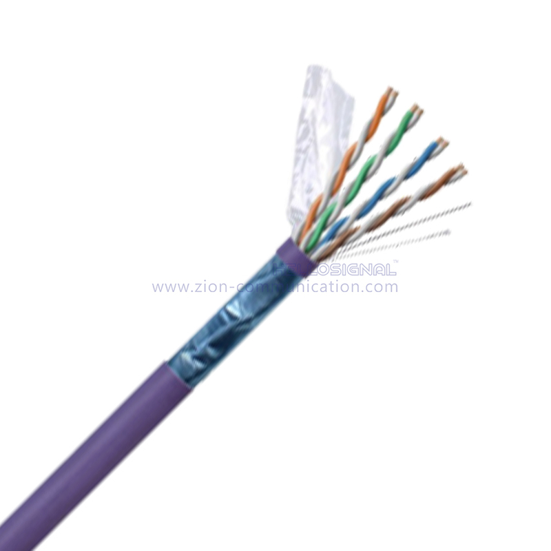 F/UTP CAT 6A BC PE Twisted Pair Installation Cable