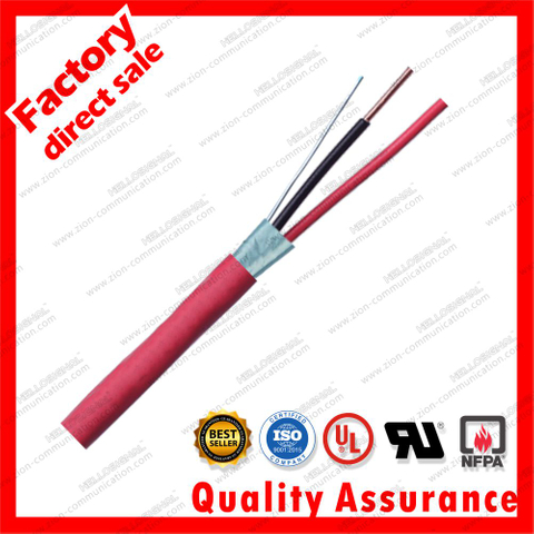 2 HILO CABLES PARA SISTEMAS DE ALARMA CONTRA INCENDIO 2-16AWG(2×1.29mm) UL - FPL FPLR Blindaje