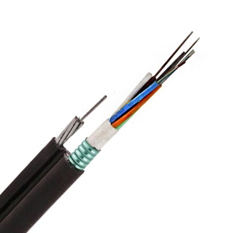 Aerial Optical cable Figure-8 Single Jacket/Steel Armor Outdoor 