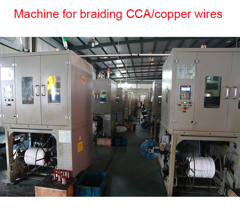 coaxial cable braiding wires