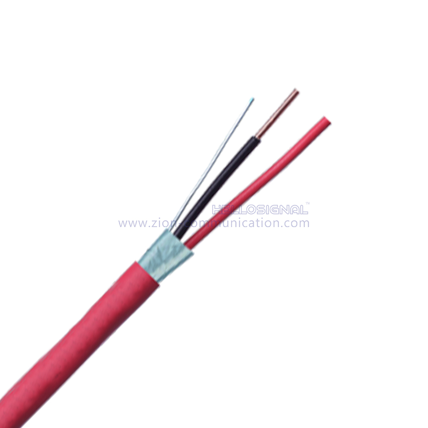 14AWG 2/C SOL Shielded FPLR-CL2R Fire Alarm Cables 