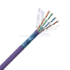 F/UTP Dual Jacket CAT 6A BC PE Twisted Pair Installation Cable