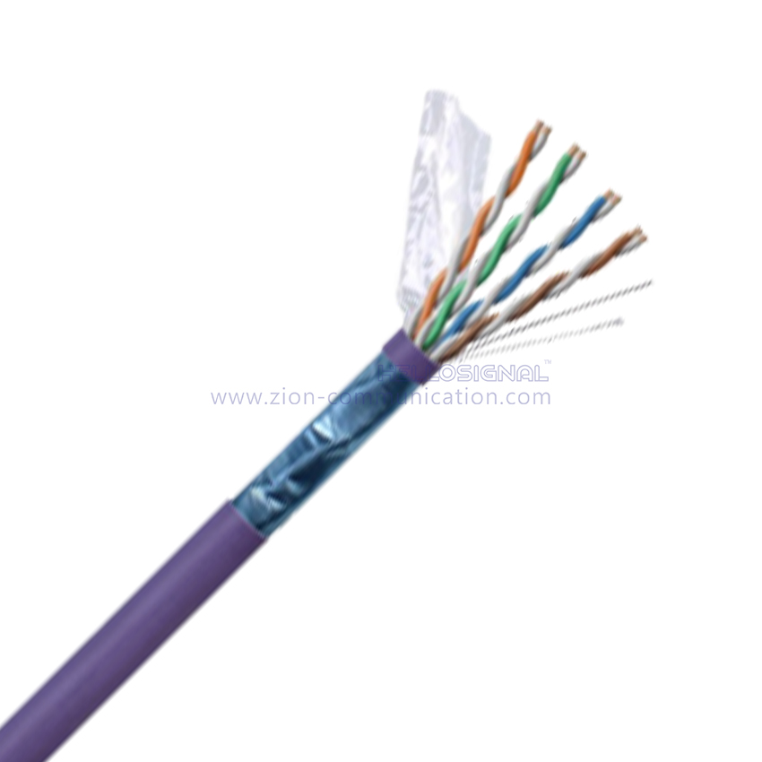 F/UTP Dual Jacket CAT 6A BC LSZH Twisted Pair Installation Cable