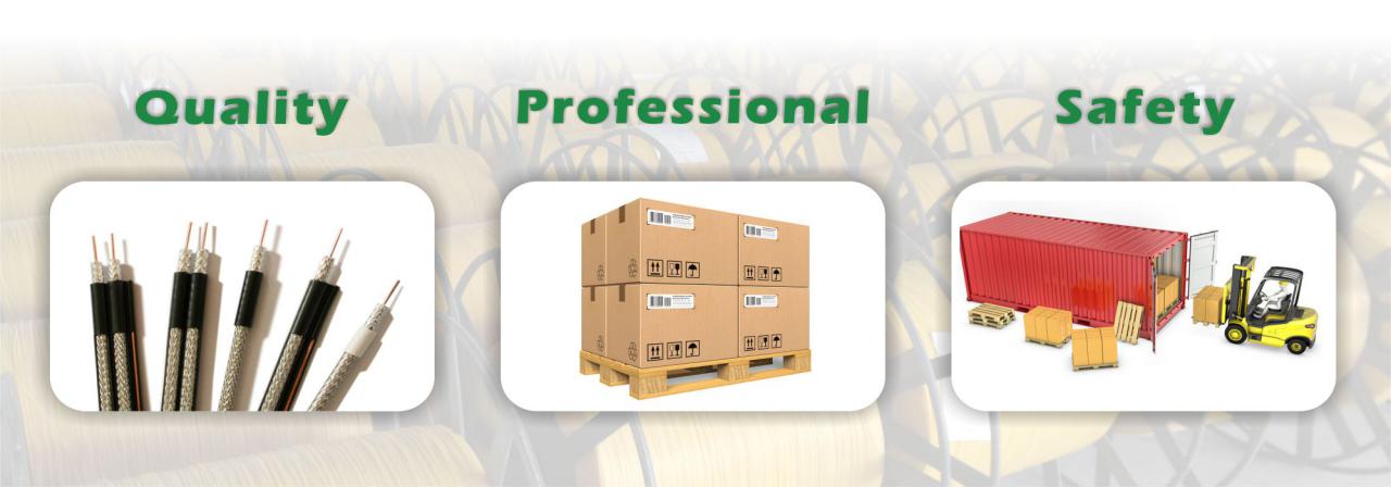 CATV COAXIAL CABLE packing 