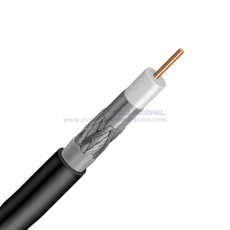 RG7 S 60% Jelly PE 75 Ohm CATV coaxial Cable 