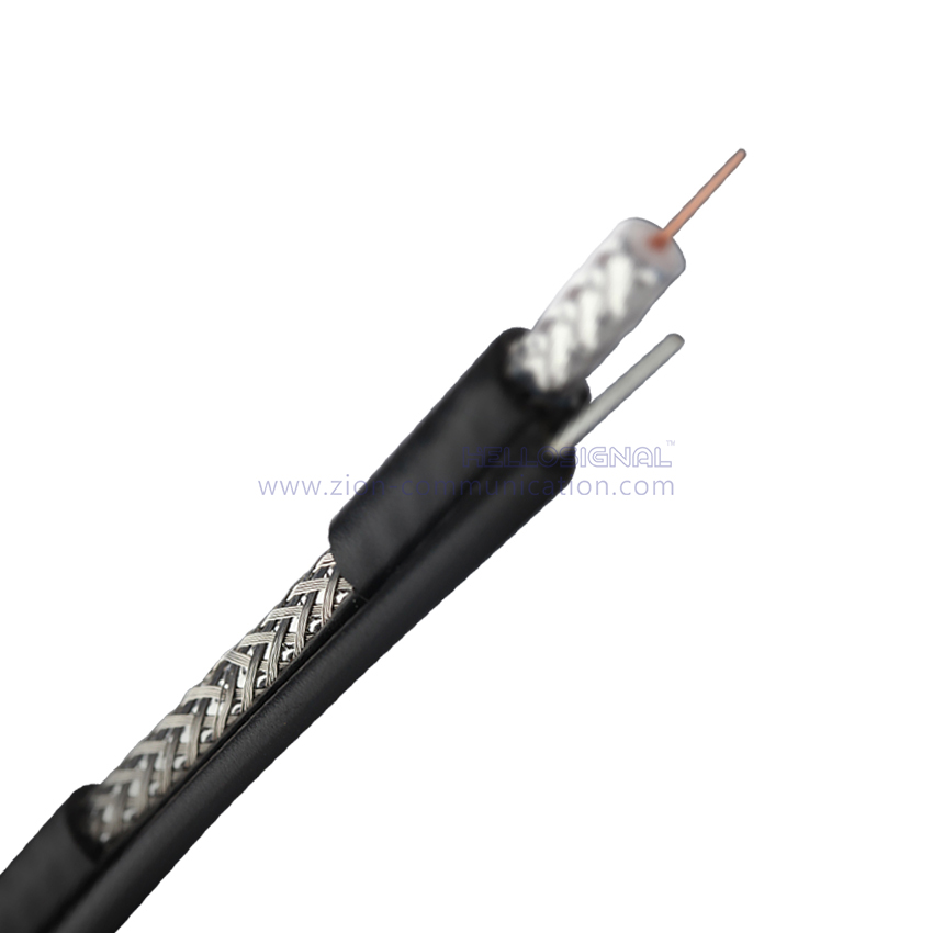 RG677 Tri PVC Messenger Coaxial Cable
