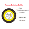 Fibra óptica Aramid Yarn cable LSZH jacket Access Building Cable 