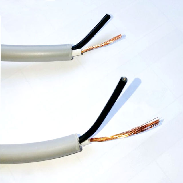 Flexible loud speaker cable # 14 16 18 20 22 black&red pvc power cable, conductor copper or ccs