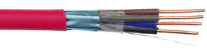 4 HILO CABLES PARA SISTEMAS DE ALARMA CONTRA INCENDIO 4-22AWG(4×0.64mm) UL - FPL FPLR Blindaje