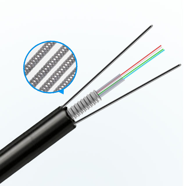GYXTW-Reforzado Armadura de cinta de Acero corrugado Unitubo ( ≤ 24 FO)cables de fibra &oacute;ptica