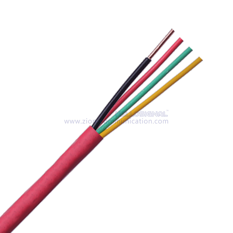 NO.7110042 18AWG 4C SOL FPLP-CL2P Fire Alarm Cables 