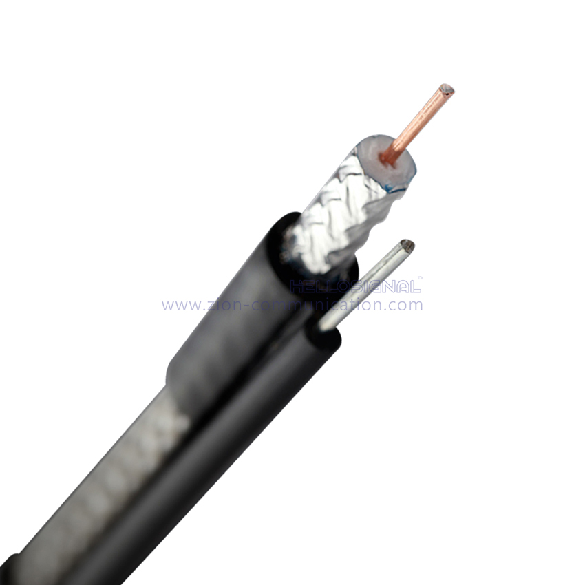 RG660 PE Messenger Coaxial Cable