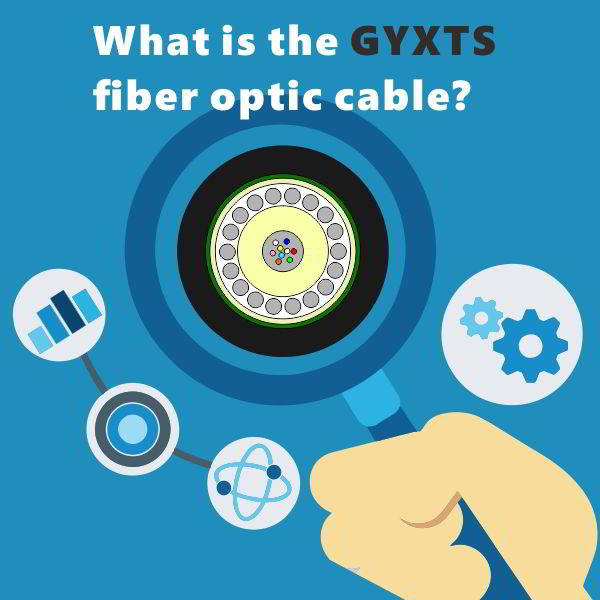 What is the GYXTS loose tube fiber optic cable?