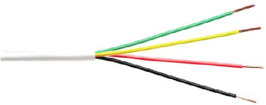 CABOS DE ALARME DE SEGURANÇA 4 Núcleos-4×(22×0.3mm)