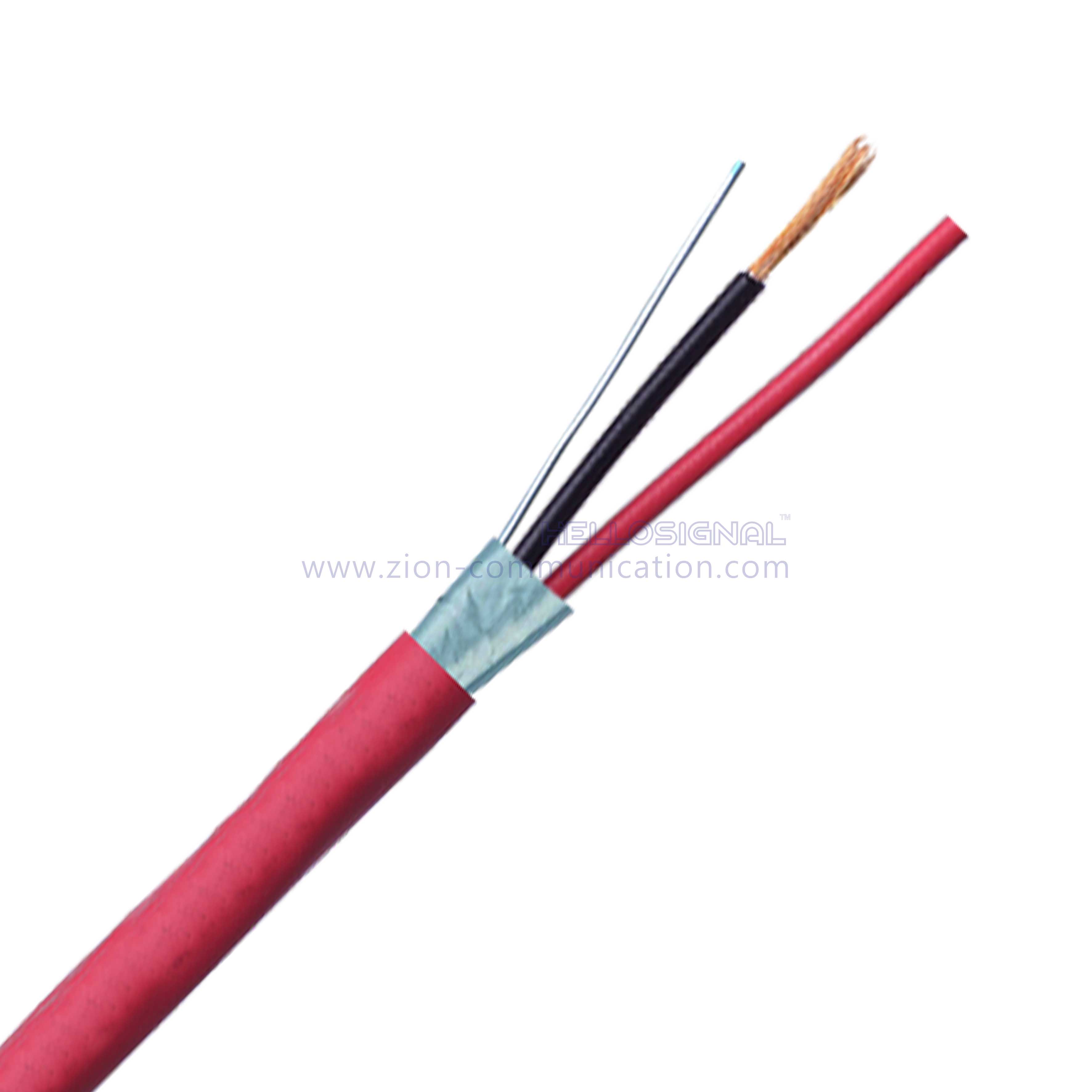 NO.7110347 14AWG 2/C STR Shielded FPLP-CL2P Fire Alarm Cables