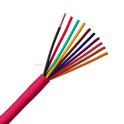 NO.7110025 18AWG 10C SOL FPLR-CL2R Fire Alarm Cables 