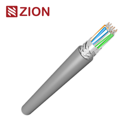 RS485/232 Cable, 28AWG 5PR, Foil+Braid, PVC, 120Ω