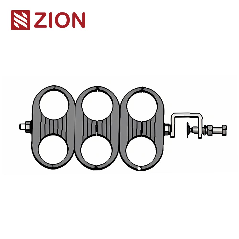 Feeder Cable Clamp, for 1-1/4" Cable, 6way