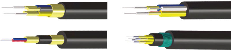 Hybrid Splitter and Remote Radio Unit Optical Cables