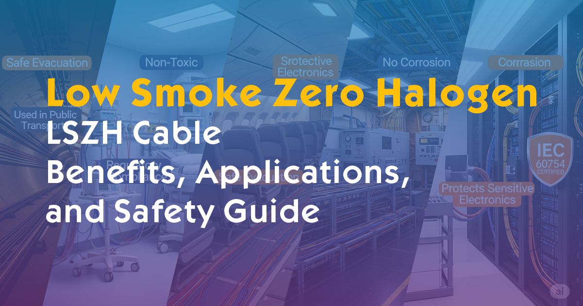 What Is Low Smoke Zero Halogen (LSZH) Cable? Benefits, Applications, and Safety Guide
