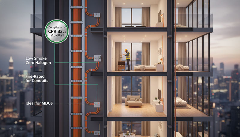 FTTH for Indoor Dense Urban Buildings