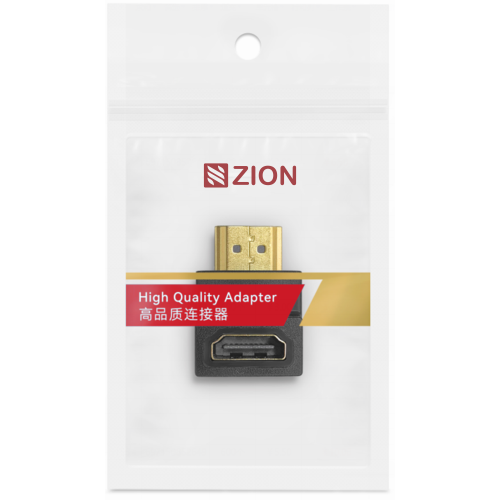 G134-HDMI Male to HDMI Female Adapter (Female Side Down) packing
