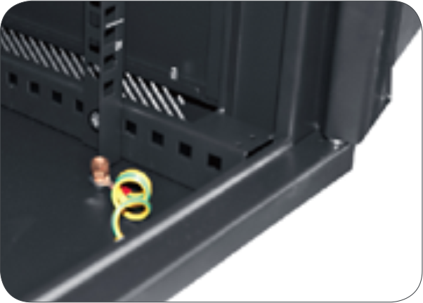 NC02 wall mount rack cabinet-Mounting angle 