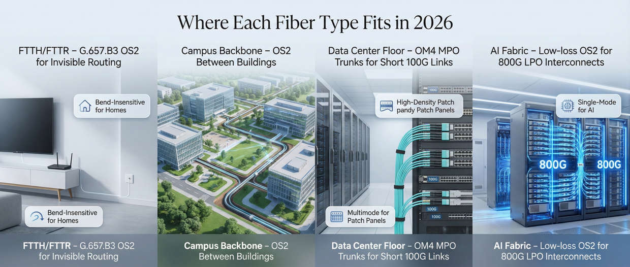 Where Each Fiber Type Fits in 2026