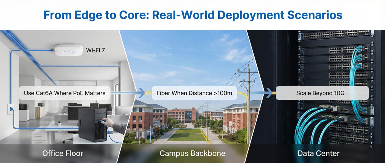 From Edge to Core Real-World Deployment Scenarios