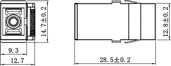 SC Cover Avoid Laser Adapter Without Flange 3