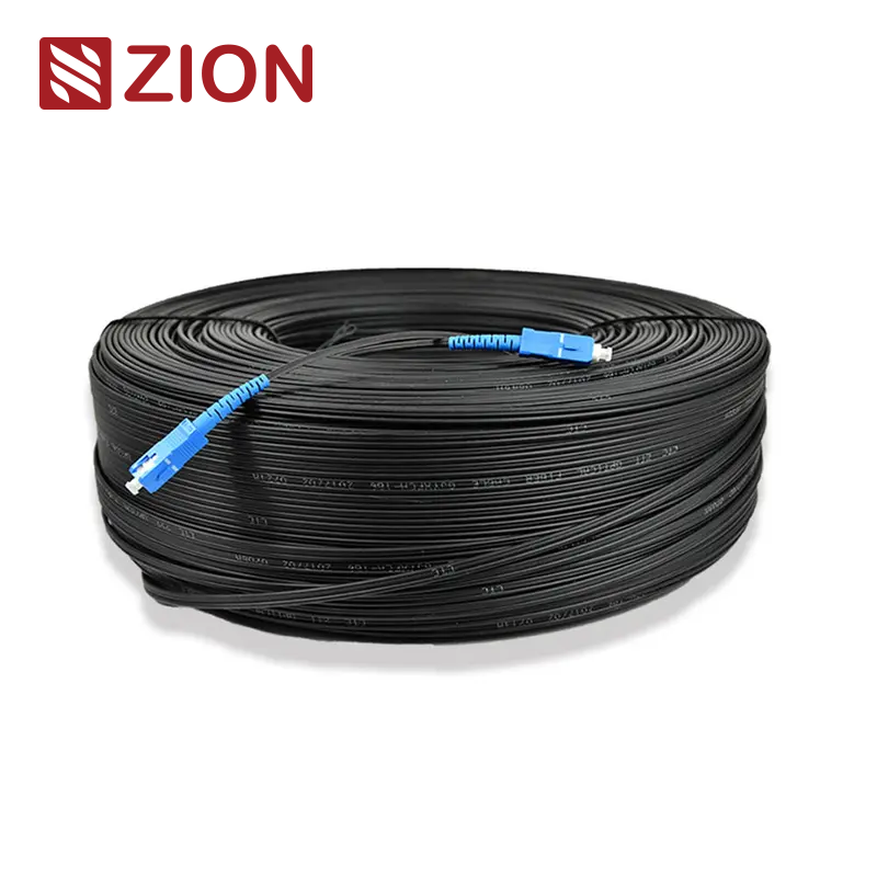 SC UPC Drop Fiber Optic Cable PatchCords SC to SC Simplex G.657.A1 or A2 Single Mode LSZH 2.0*5.0mm 