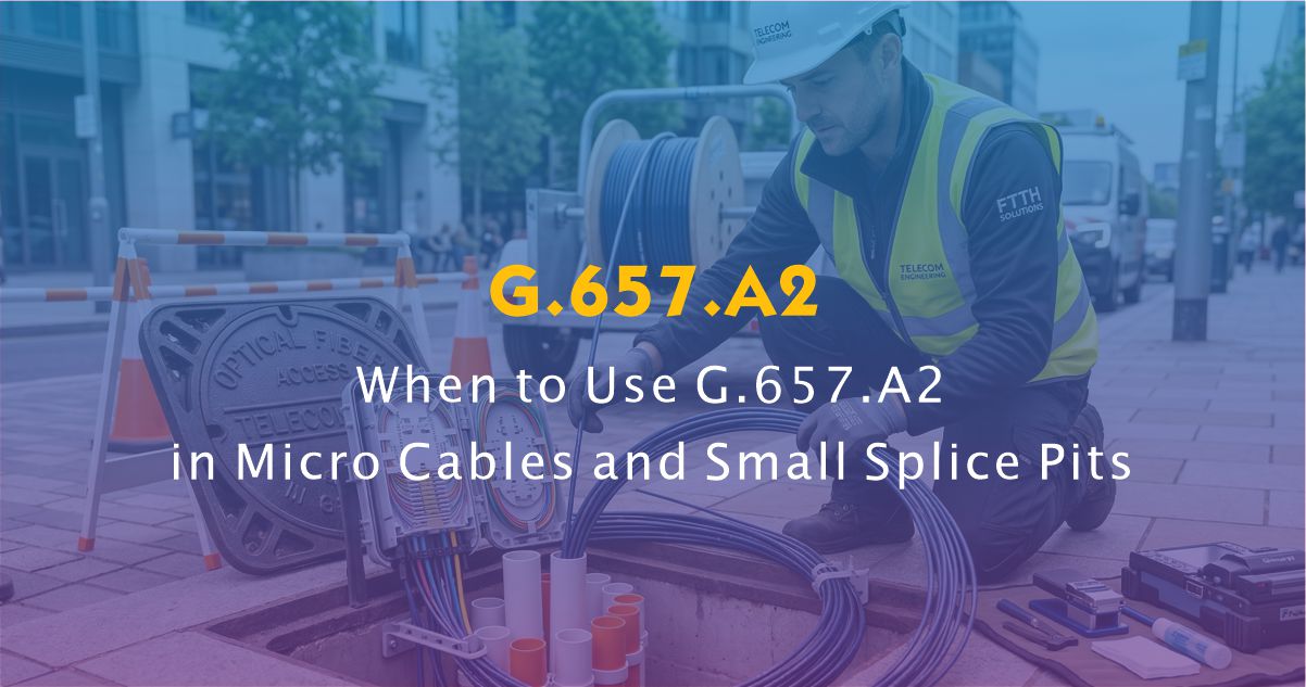 When to Use G.657.A2 in Micro Cables and Small Splice Pits