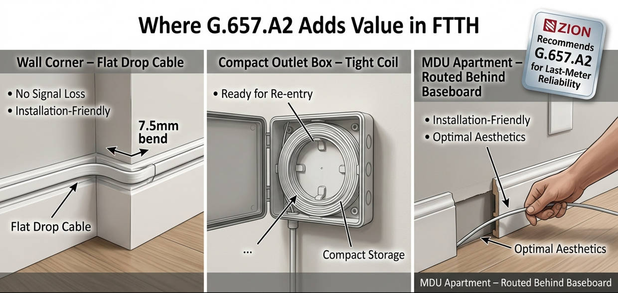 Where G.657.A2 Adds Value in FTTH