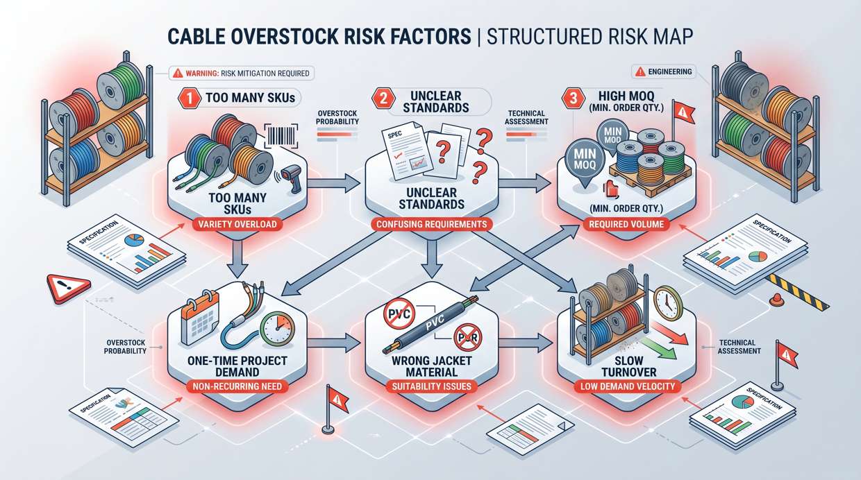 Cable Overstock Risk Factors for Product Range Expansion