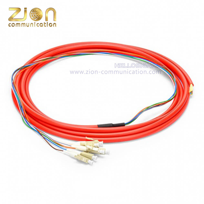 LC UPC 12 Fibers OM1 Multimode Bunch PVC 0.9mm with Jacket FOPT
