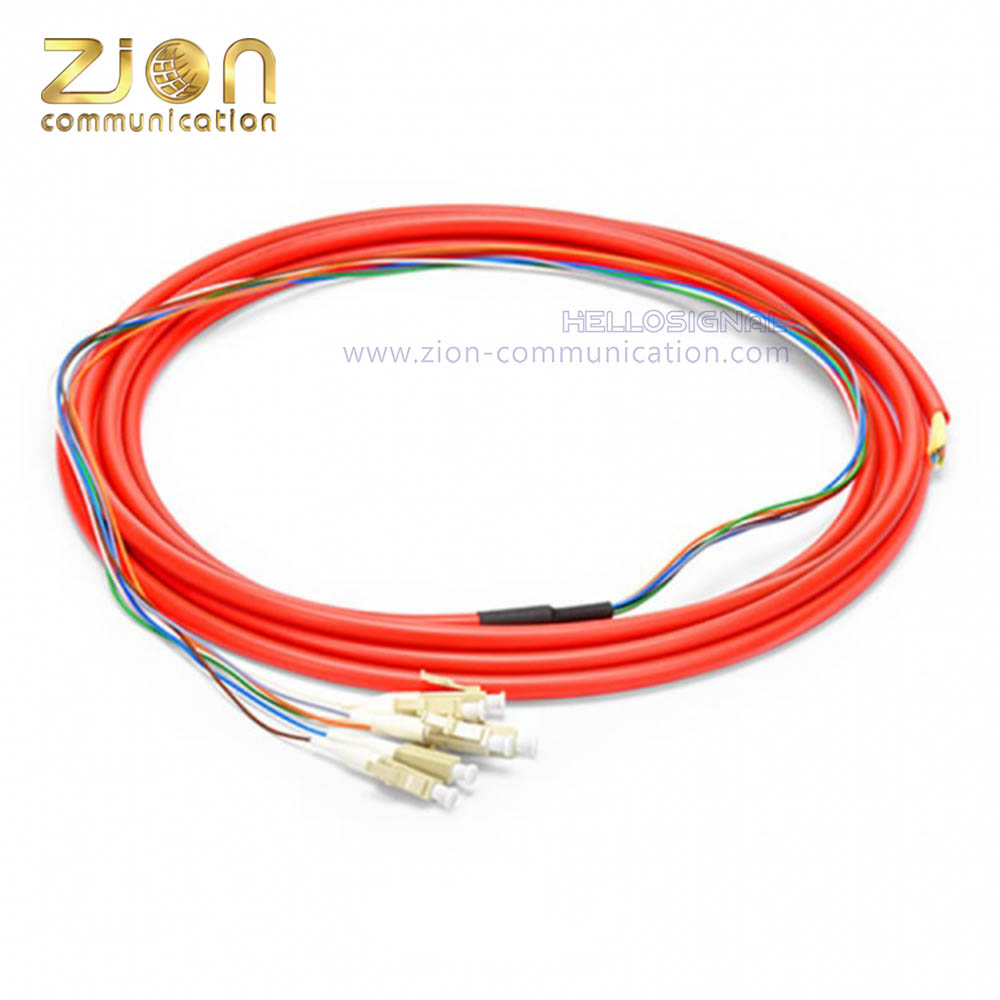 LC UPC 12 Fibers OM1 Multimode Bunch PVC 0.9mm with Jacket FOPT