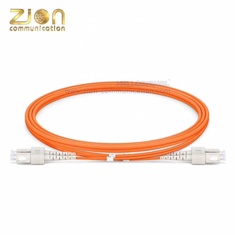 SC UPC to SC UPC Duplex OM1 Multimode PVC 2.0mm -2m(6ft) FOPC