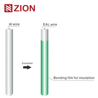 Enameled aluminum wire